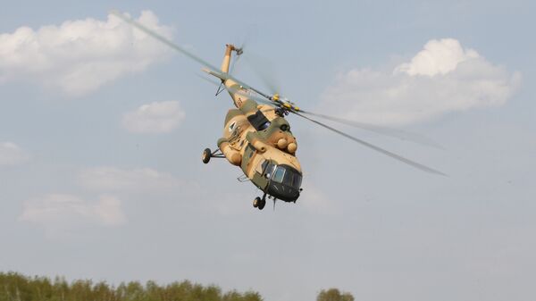 Демонстрация вертолета МИ-17 В-5