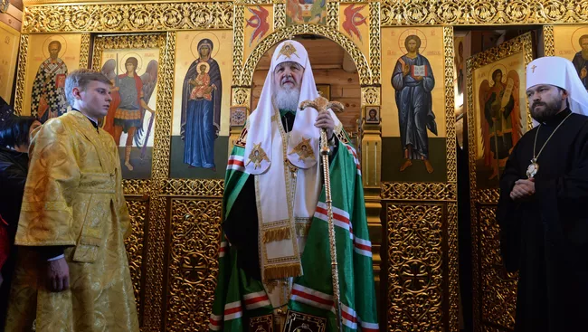 Визит патриарха Московского и всея Руси Кирилла на российскую полярную станцию в Антарктиде