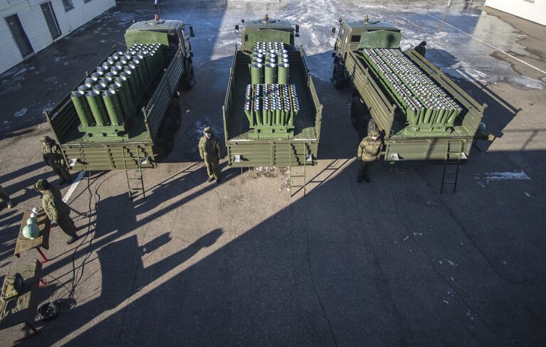 Тренировка военнослужащих 449-го отдельного салютного дивизиона ЗВО