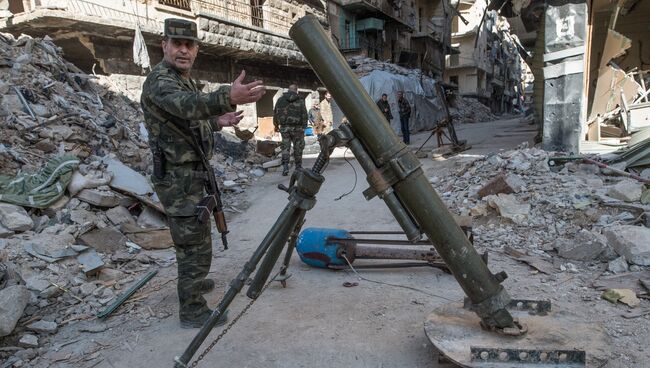 Военнослужащий Сирийской Арабской армии, архивное фото