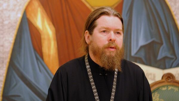 Епископ Тихон Шевкунов на заседании патриаршего совета по культуре