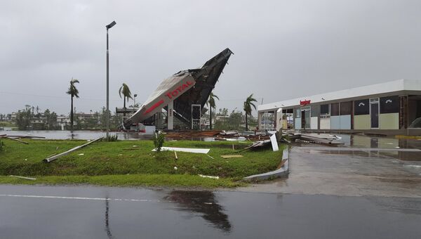 Последствия циклона на Фиджи