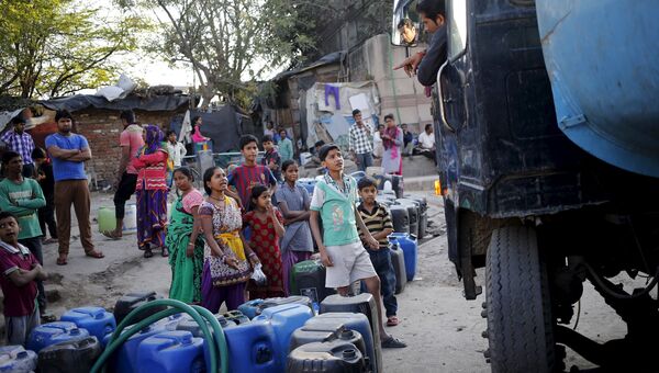 Проблемы с водой в Индии, 21 февраля 2016