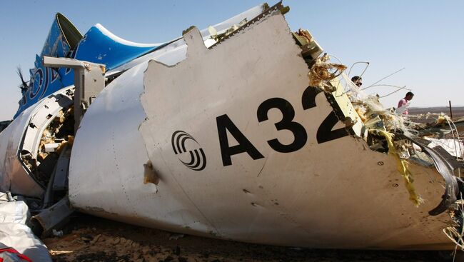 Место крушения российского самолета Airbus A321 в Египте. Архив