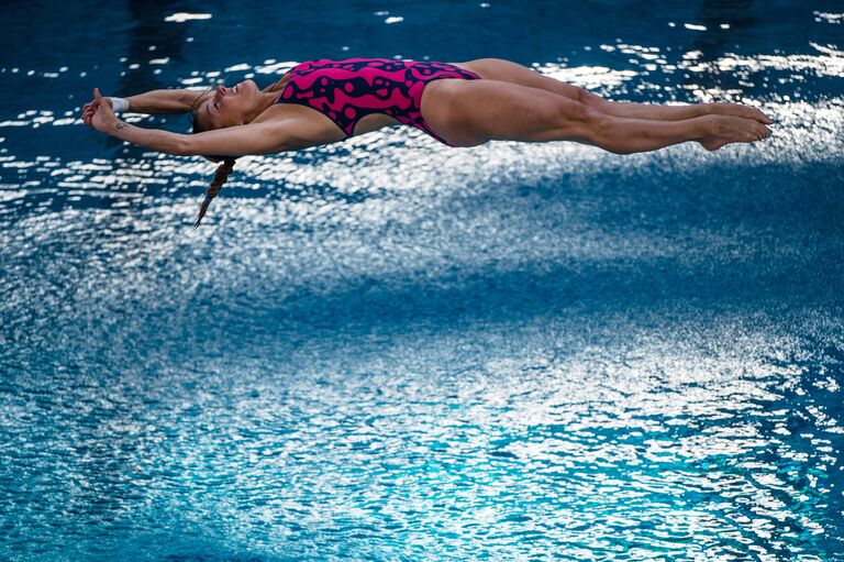 Таня Каньотто из Италии во время полуфинала Кубка мира FINA 2016 в Рио-де-Жанейро, Бразилия. 23 февраля 2016