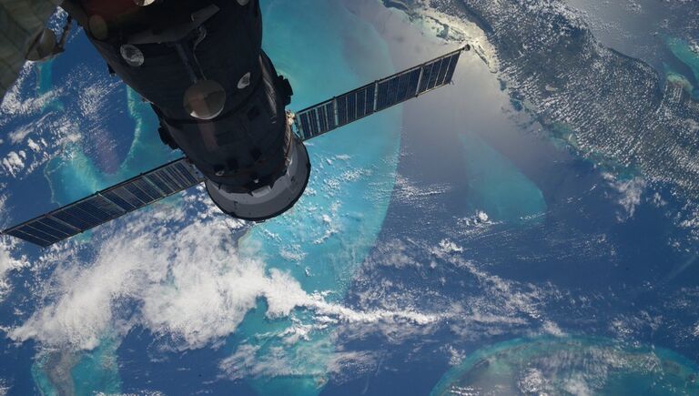 Экзотические острова Карибского моря снятые с МКС