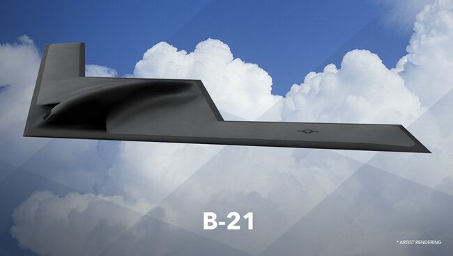 Первое изображение бомбардировщика ВВС США B-21