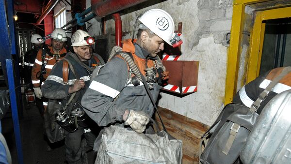 Горноспасатели в шахте Северная в Воркуте. Архивное фото
