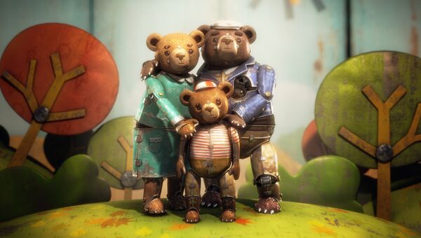 Кадр из чилийского мультфильма Медвежья история, получившего Оскар как лучший короткометражный мультфильм