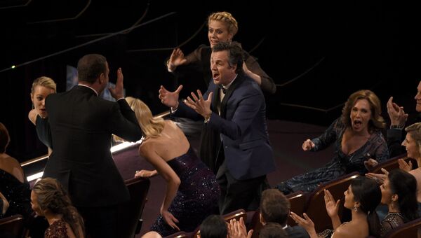 Команда фильма В центре внимания на 88-й церемонии вручения премии Оскар