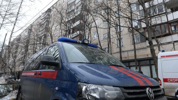 Дом на улице Народного ополчения в Москве, в котором няня, подозреваемая в убийстве 4-летнего ребенка, совершила поджог квартиры