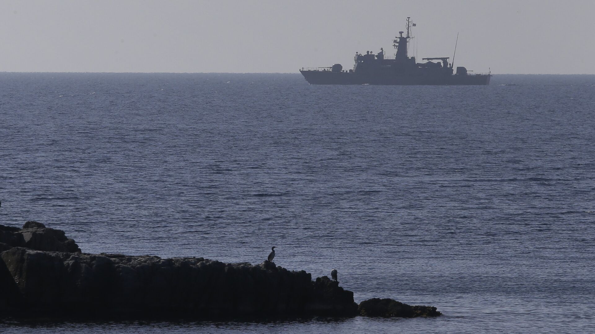 Корабль ВМС Греции в Эгейском море - РИА Новости, 1920, 03.07.2022