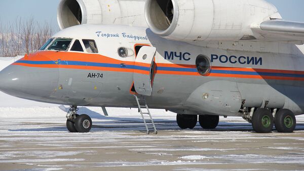 Вылет самолета МЧС России. Архивное фото