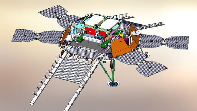 Посадочная платформа для марсохода Пастер, создаваемая ИКИ РАН и НПО им. Лавочкина