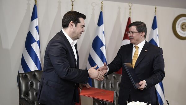Совместная пресс-конференция премьер-министров Греции и Турции