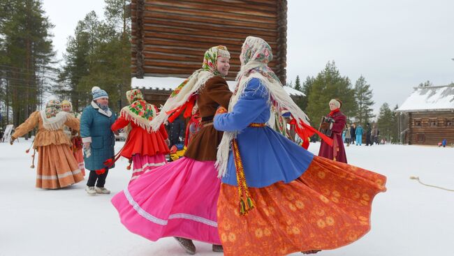 Открытие Масленичной недели. Архивное фото