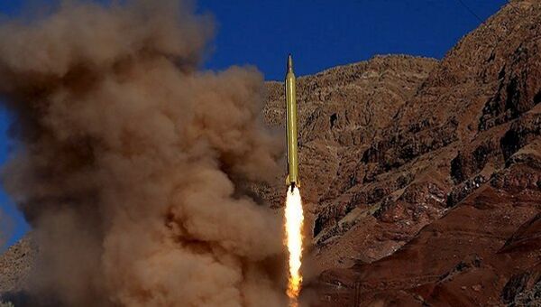 Тестовый запуск баллистической ракеты в Иране
