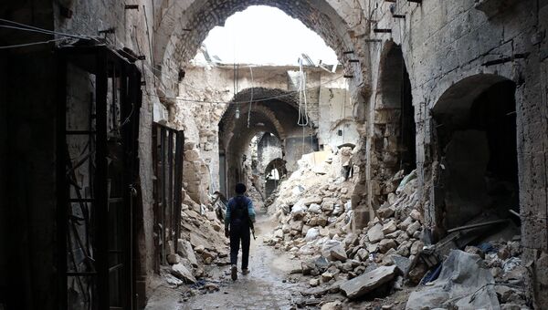 Старый рынок в Алеппо. 2014 год