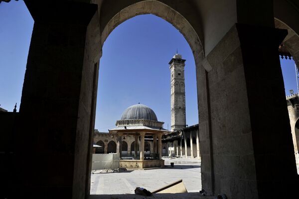 Великая мечеть Алеппо. 2012 год