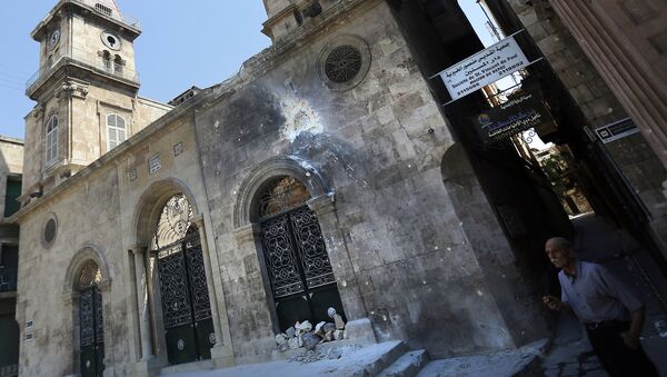 Маронитский собор Святого Илии-пророка в Алеппо. 2012 год. Архивное фото