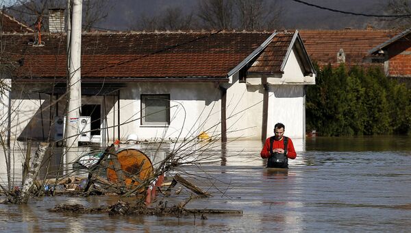 Наводнение в Сербии. 8 марта 2016