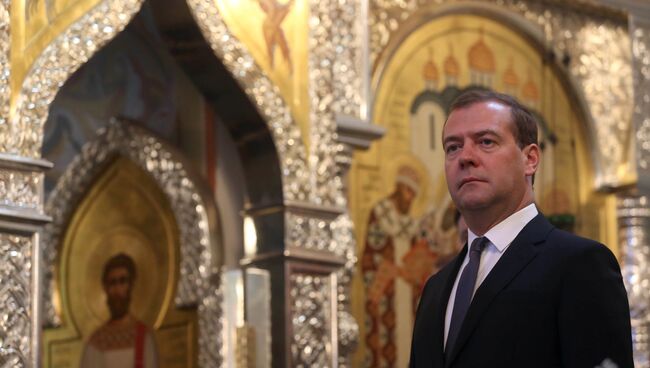 Д.Медведев принял участие в праздничных мероприятиях на Куликовом поле