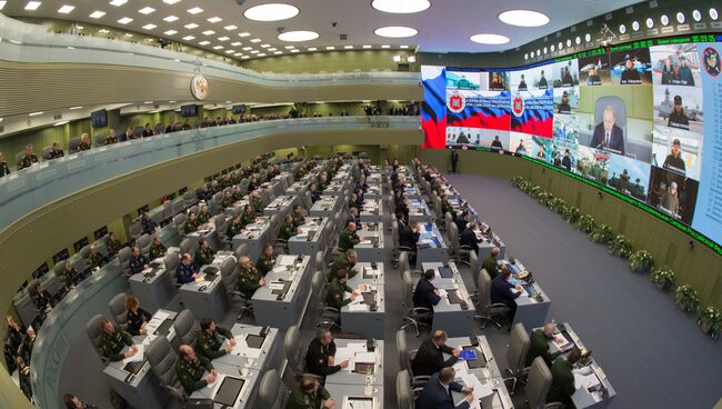 Единый день приемки военной продукции в Национальном центре обороны РФ в Москве