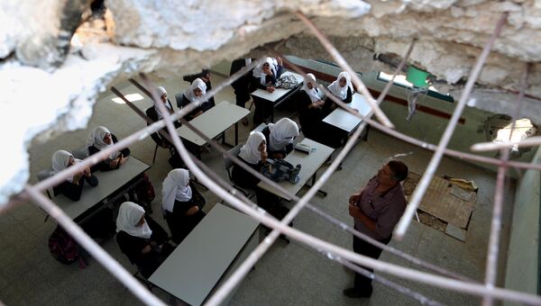 Занятия в палестинской школе. Архивное фото