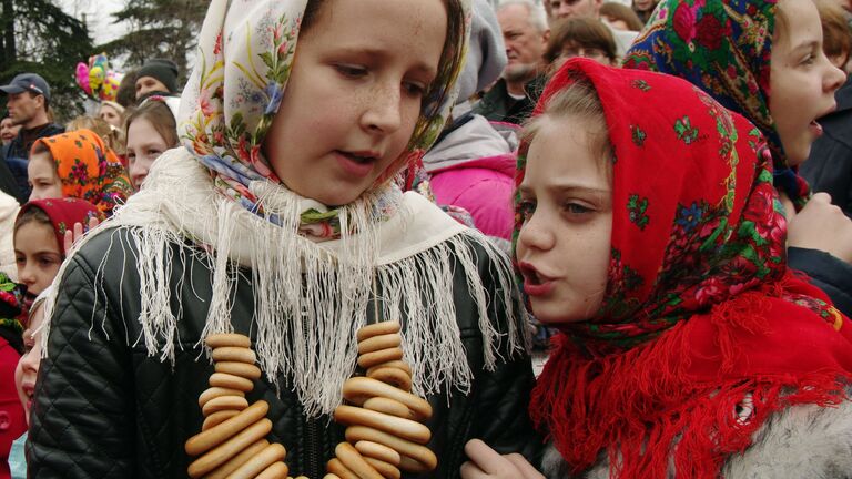 Празднование Масленицы в Крыму