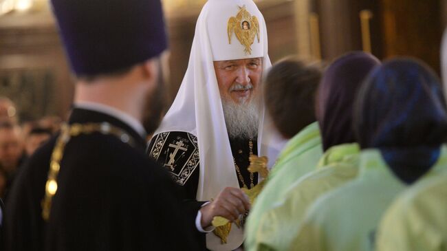 Патриаршее богослужение в Прощеное воскресенье