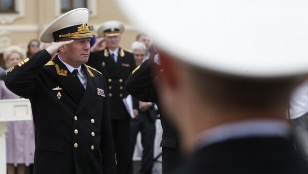 Главнокомандующий Военно-морским флотом вице-адмирал Виктор Чирков. Архивное фото