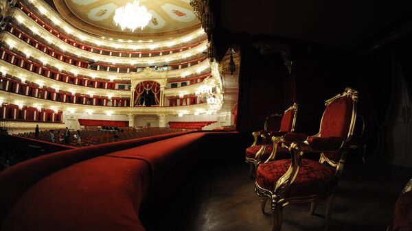 Интерьер Большого театра в Москве. Архивное фото
