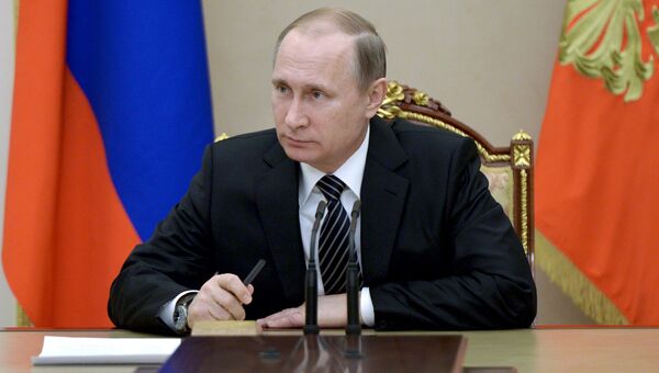Президент РФ В. Путин провел заседание Совбеза РФ. Архивное фото