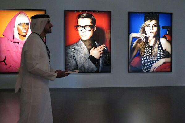 Выставка известного фэшн-фотографа Марио Тестино в Дубае, ОАЭ