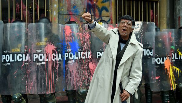 Беспорядки в Боготе, Колумбия