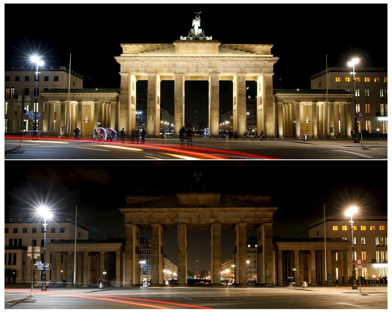 Экологическая акция Час Земли в Берлине, Германия