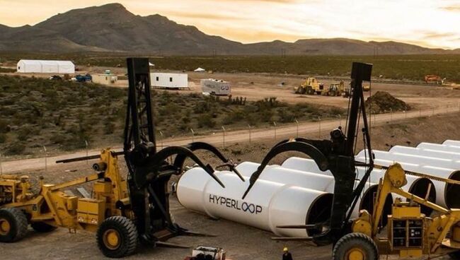 Разработки компании Hyperloop TechnologiesТруба компании Hyperloop Technologies