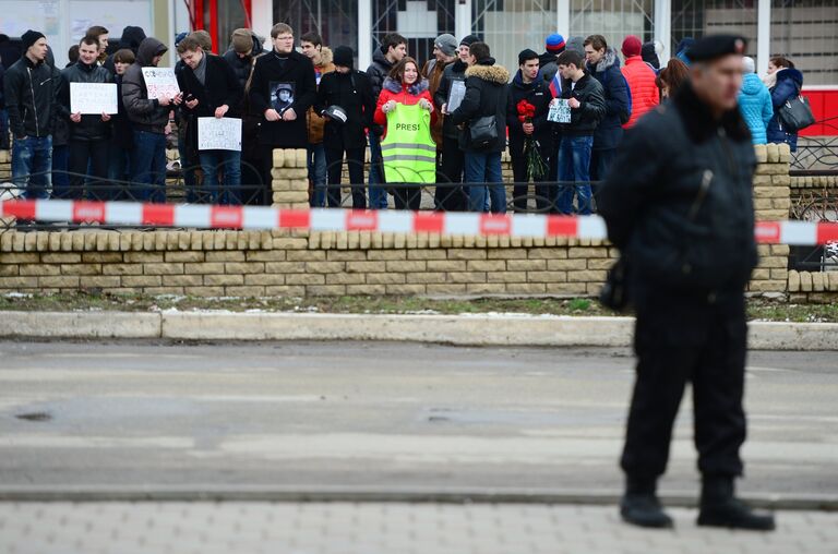 Акция в поддержку обвинительного приговора гражданке Украины Надежде Савченко. 21 марта 2016