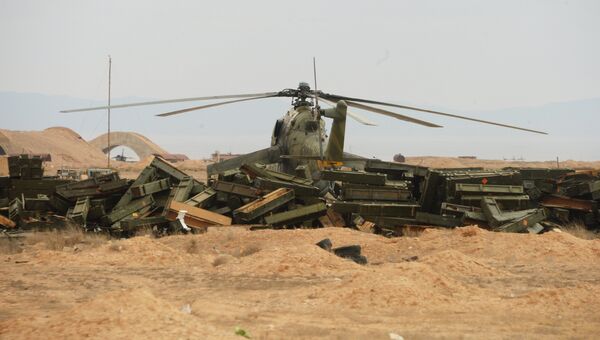 Вертолет Ми-24 ВВС Сирийской арабской армии. Архивное фото