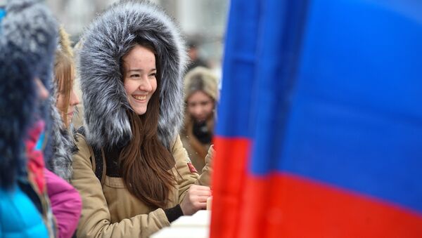 Празднование Дня воссоединения Крыма с Россией в Туле