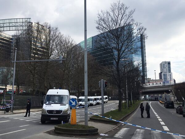 Оцепление в районе Мальбек в Брюсселе
