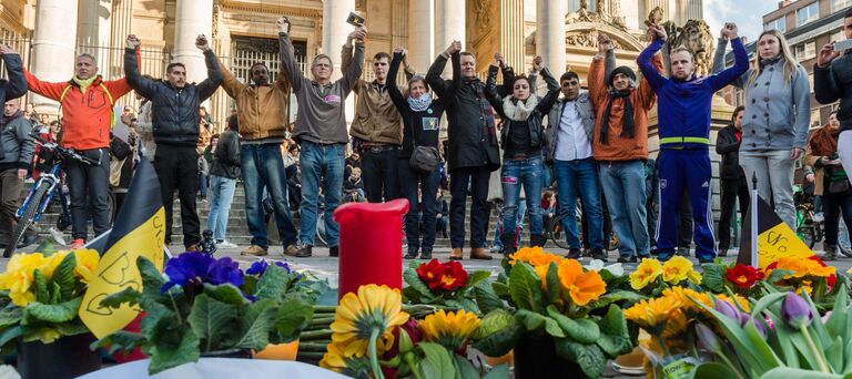 В Брюсселе почтили память погибших во время терактов