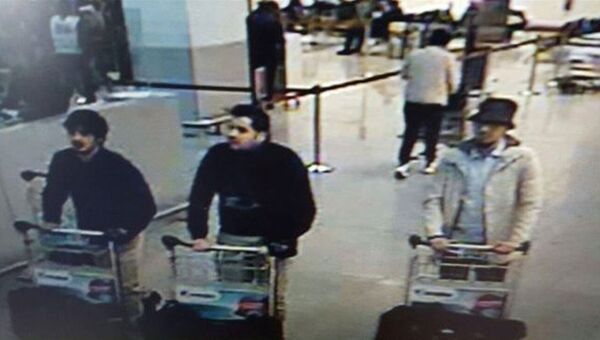 Подозреваемые в совершении теракта в аэропорту Брюсселя, Бельгия