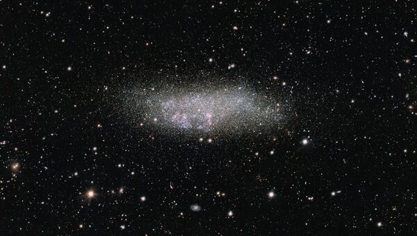 Галактика WLM в созвездии Кита