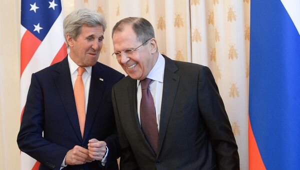 Встреча главы МИД РФ С.Лаврова с Государственным секретарем США Дж.Керри