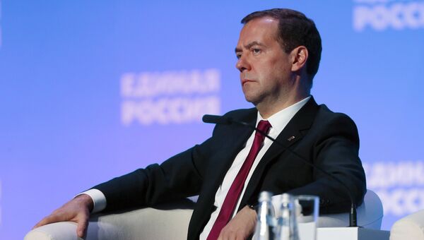 Председатель правительства РФ Дмитрий Медведев. Архивное фото