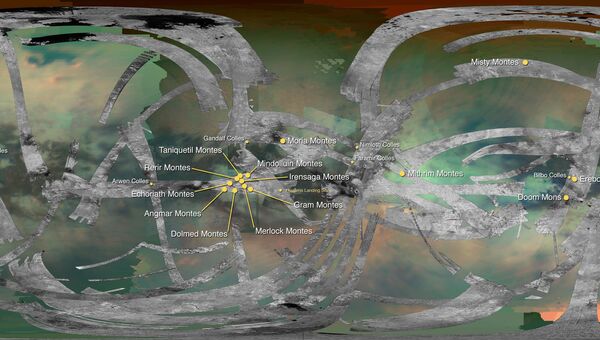 Карта Титана