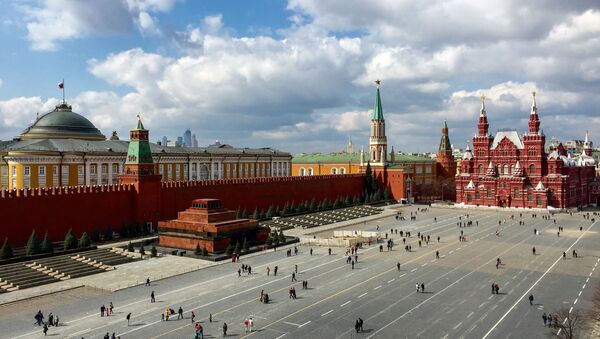 Красная площадь в Москве. Архив
