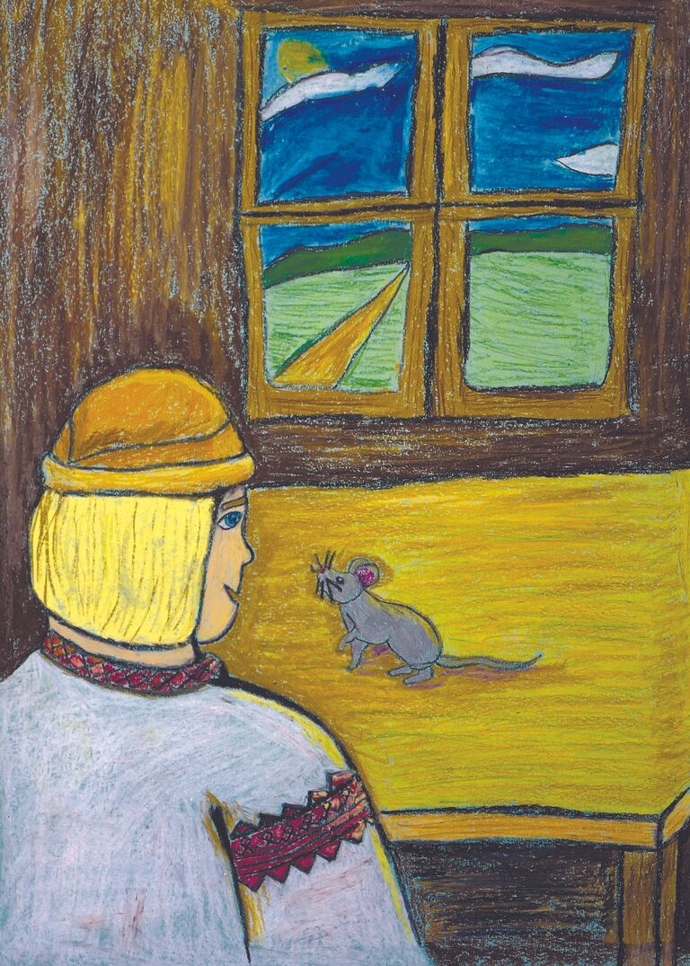 Рисунок Осокиной Анны к сказке Невеста-мышь Рисунок Осокиной Анны к сказке Невеста-мышь