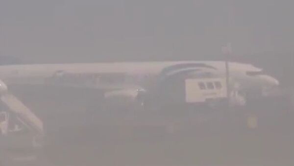 В сети появилось видео захваченного A320